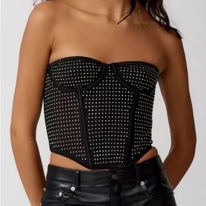 Urban Outfitters Embellished Corset Top